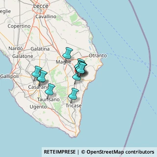 Mappa Via Com.le Cici, 73037 Poggiardo LE, Italia (9.00167)