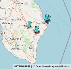 Mappa Via Com.le Cici, 73037 Poggiardo LE, Italia (16.81455)