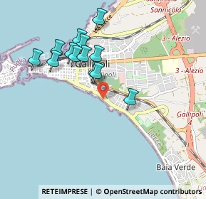 Mappa Lungomare Galilei, 73014 Gallipoli LE, Italia (0.94923)