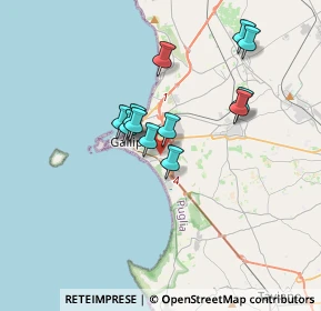 Mappa Strada Vicinale Santa Venardia, 73014 Gallipoli LE, Italia (3.065)