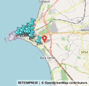 Mappa Strada Vicinale Santa Venardia, 73014 Gallipoli LE, Italia (1.85769)