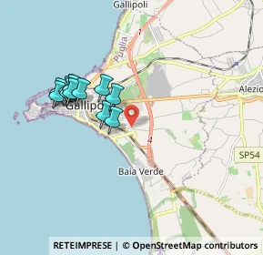 Mappa Strada Vicinale Santa Venardia, 73014 Gallipoli LE, Italia (1.84333)