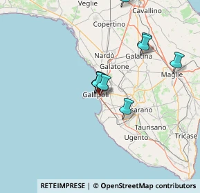 Mappa Strada Vicinale Santa Venardia, 73014 Gallipoli LE, Italia (20.01769)