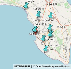 Mappa Strada Vicinale Santa Venardia, 73014 Gallipoli LE, Italia (12.25364)