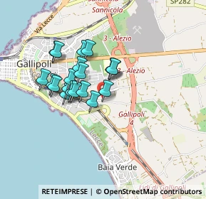 Mappa Strada Vicinale Santa Venardia, 73014 Gallipoli LE, Italia (0.7485)