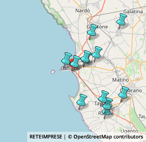 Mappa Via Rosmini, 73047 Gallipoli LE, Italia (7.79417)