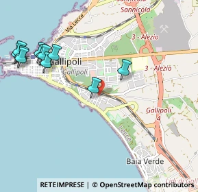Mappa Via Rosmini, 73047 Gallipoli LE, Italia (1.36455)