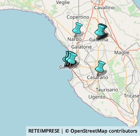 Mappa Via Rosmini, 73047 Gallipoli LE, Italia (9.757)