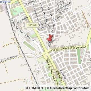 Mappa Via Berta, 111, 73052 Parabita, Lecce (Puglia)