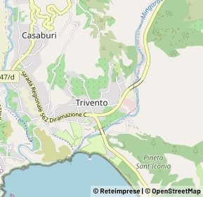 Mappa Località Trivento, 84051 Centola SA, Italia (0.97692)