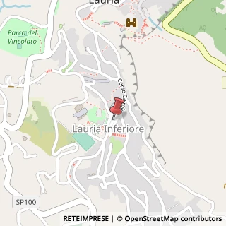 Mappa Piazza del Popolo, 85044 Lauria PZ, Italia, 85049 Trecchina, Potenza (Basilicata)