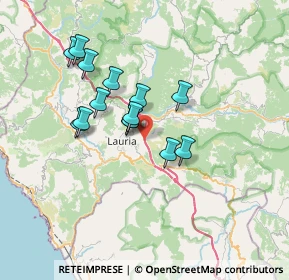 Mappa 85044 Lauria PZ, Italia (6.19214)