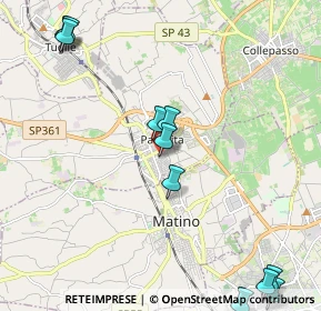 Mappa Via Gaetano Vinci, 73052 Parabita LE, Italia (2.96636)
