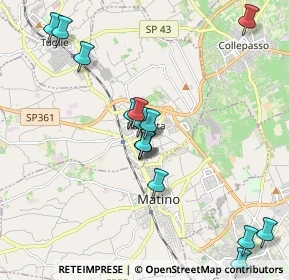 Mappa Via Gaetano Vinci, 73052 Parabita LE, Italia (2.23333)