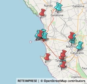 Mappa Via K. Gandhi, 73014 Gallipoli LE, Italia (8.035)