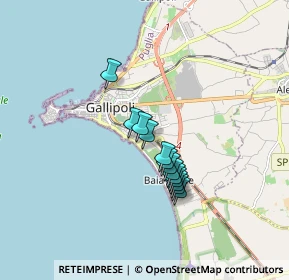 Mappa Via K. Gandhi, 73014 Gallipoli LE, Italia (1.35308)