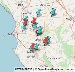 Mappa Via Roma, 73052 Parabita LE, Italia (5.98)