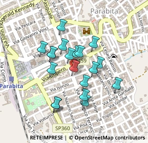 Mappa Via Roma, 73052 Parabita LE, Italia (0.1995)