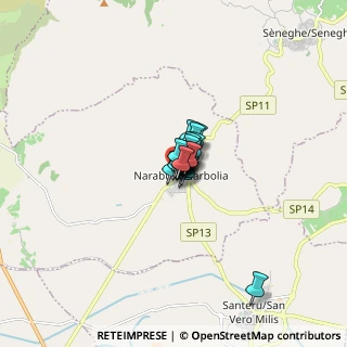 Mappa Vico A. De Gasperi, 09070 Narbolia OR, Italia (0.51)