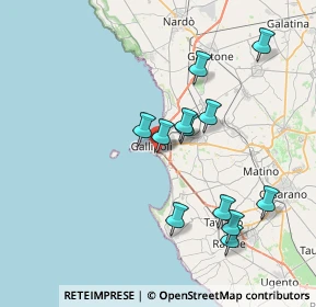 Mappa Via Rosmini, 73014 Gallipoli LE, Italia (7.7775)