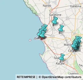 Mappa Via Rosmini, 73014 Gallipoli LE, Italia (9.1305)