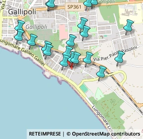 Mappa Via Rosmini, 73014 Gallipoli LE, Italia (0.547)