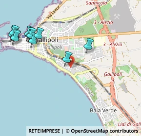 Mappa Via Rosmini, 73014 Gallipoli LE, Italia (1.41)