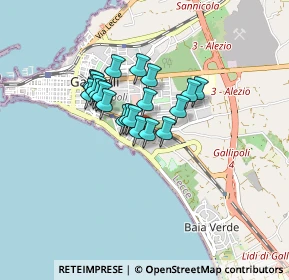 Mappa Via Rosmini, 73014 Gallipoli LE, Italia (0.6285)