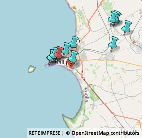 Mappa Via Rosmini, 73014 Gallipoli LE, Italia (3.79154)