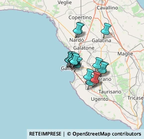 Mappa Via Rosmini, 73014 Gallipoli LE, Italia (7.81895)