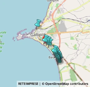 Mappa Via Francesco Petrarca, 73014 Gallipoli LE, Italia (1.50308)