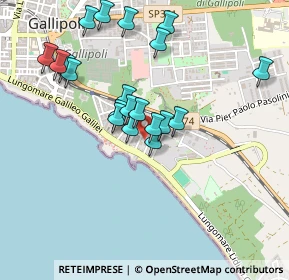 Mappa Via Francesco Petrarca, 73014 Gallipoli LE, Italia (0.471)