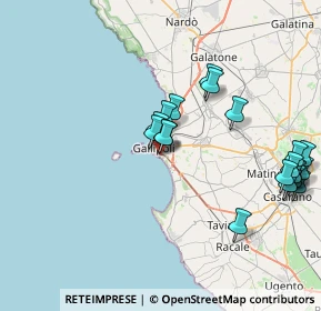 Mappa Via Francesco Petrarca, 73014 Gallipoli LE, Italia (9.1695)