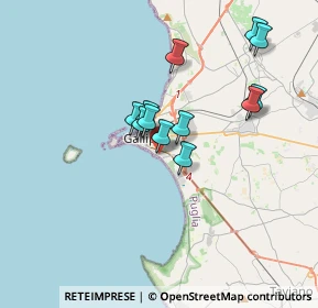 Mappa Via Francesco Petrarca, 73014 Gallipoli LE, Italia (3.10333)