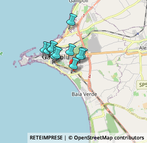 Mappa Via Torquato Tasso, 73014 Gallipoli LE, Italia (1.26417)