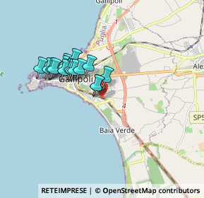 Mappa Via Torquato Tasso, 73014 Gallipoli LE, Italia (1.58625)