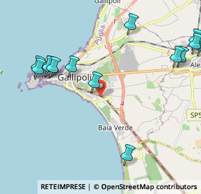 Mappa Via Torquato Tasso, 73014 Gallipoli LE, Italia (3.18824)