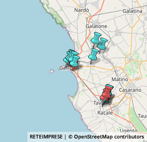 Mappa Via Torquato Tasso, 73014 Gallipoli LE, Italia (6.16429)