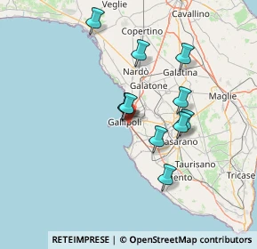 Mappa Via Torquato Tasso, 73014 Gallipoli LE, Italia (12.32)