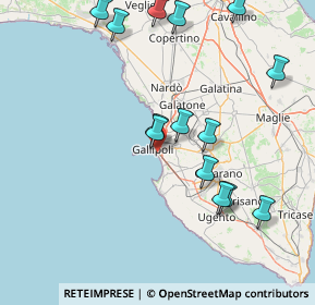 Mappa Via Torquato Tasso, 73014 Gallipoli LE, Italia (18.70143)