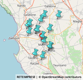 Mappa 73052 Parabita LE, Italia (5.75667)