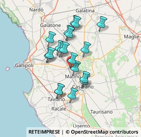 Mappa 73052 Parabita LE, Italia (5.98526)