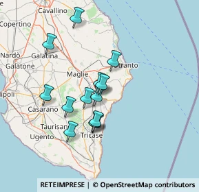 Mappa Via Alessandro Manzoni, 73037 Poggiardo LE, Italia (12.34846)