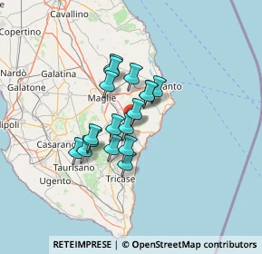 Mappa Via Alessandro Manzoni, 73037 Poggiardo LE, Italia (9.97882)