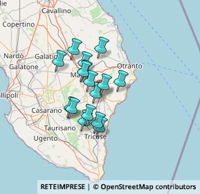 Mappa Via Oronzo Parlangeli, 73037 Poggiardo LE, Italia (10.245)