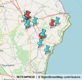 Mappa Via Oronzo Parlangeli, 73037 Poggiardo LE, Italia (6.79308)