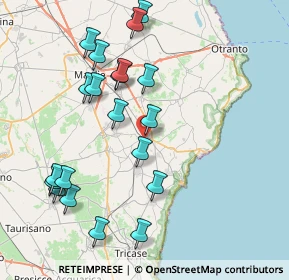 Mappa Via Oronzo Parlangeli, 73037 Poggiardo LE, Italia (9.334)