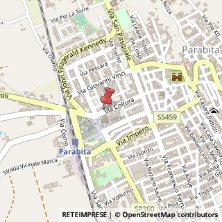 Mappa Via Coltura, 62G, 73052 Parabita, Lecce (Puglia)