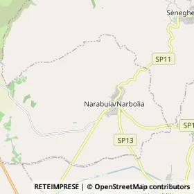 Mappa Narbolia