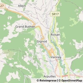 Mappa Gignod